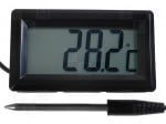 Термометър MOD-TEMP101 Панелен измервател на температура; LCD 3,5 цифри 19mm; 32x57mm